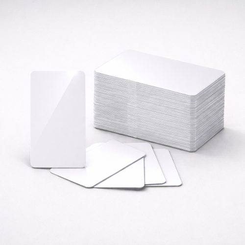 Fehér PVC kártya, 1000 db (mágnescsík nélkül)