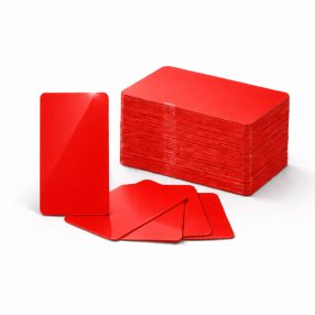 Evolis piros PVC kártya, 30 mil, 100 db (élelmiszerbiztos)