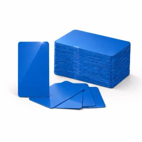 Zebra PVC kártya, kék, 30 mil, 500 db