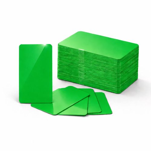 Zebra PVC kártya, zöld, 30 mil, 500 db