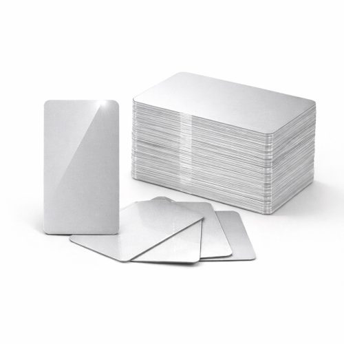 Zebra PVC kártya, ezüst, 30 mil, 500 db