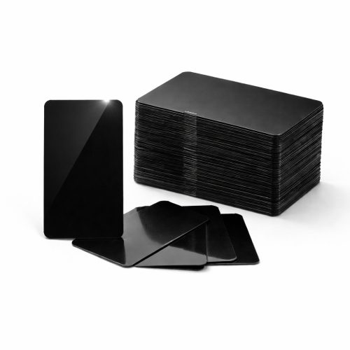 Zebra PVC kártya, fekete, 30 mil, 500 db